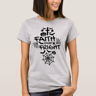 Niedlicher Christlicher Halloween-Glaube über Frig T-Shirt