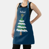 Niedlicher Christmukkah Hanukkah Weihnachtsbaum Schürze (InSitu)