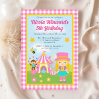 Niedlicher Circus Blonde Girl Trainer Kindergeburt