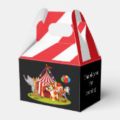niedlicher Circus danke, Text hinzuzufügen Geschenkschachtel (Rückseite)