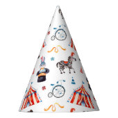 Niedlicher Circus-Kindergeburtstag Partyhütchen (Vorderseite)