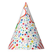 Niedlicher Circus Ringmaster Bären-Kindergeburtsta Partyhütchen (Rückseite)