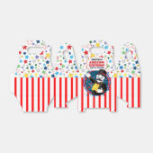 Niedlicher Circus Ringmaster Cartoon Polar Bear Geschenkschachtel (Ungefaltet)