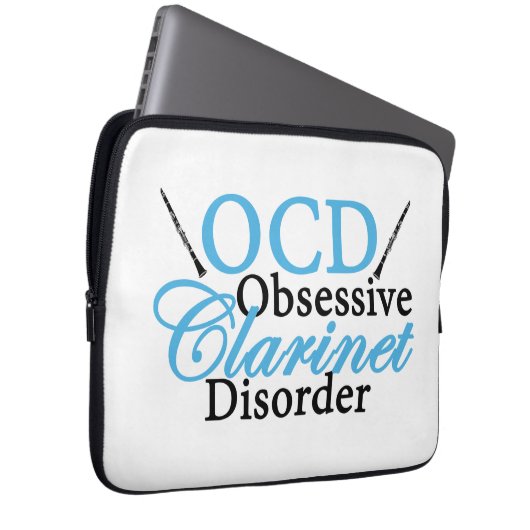 Niedlicher Clarinet Laptopschutzhülle (Vorne Rechts)
