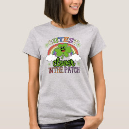 Niedlicher Clover Rainbow St.atrick's Day T-Shirt