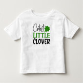 Niedlicher Clover St. Patrick's Day Kleinkind T-shirt (Vorderseite)