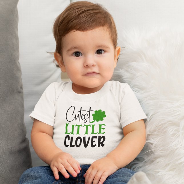 Niedlicher Clover St. Patrick's Day Kleinkind T-shirt (Von Creator hochgeladen)