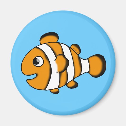 niedlicher Clownfisch Magnet (Vorne)