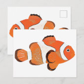 Niedlicher Clownfisch Postkarte (Vorne/Hinten)