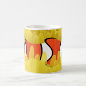 Niedlicher Clownfisch und wunderschöner Gelbmeeran Kaffeetasse (Mittel)