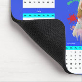 Niedlicher Cockapoo-Dog-Kalender individuell anpas Mousepad (Ecke)