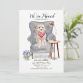 Niedlicher Cockapoo-Hund Wir haben uns bewegende A Ankündigung (Stehend Vorderseite)