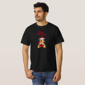 Niedlicher Cockapoo Hund Yappy Weihnachten T-Shirt (Vorne ganz)