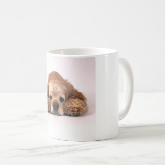 Niedlicher Cockerspaniel Kaffeetasse (VorderseiteRechts)