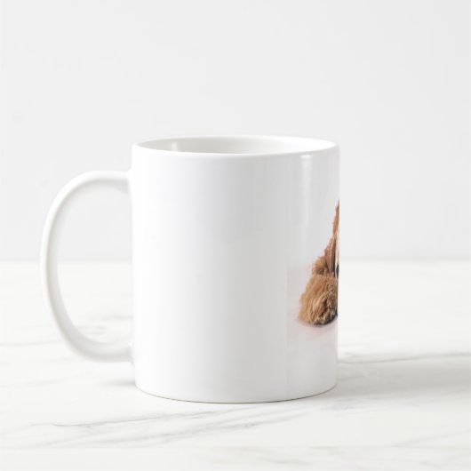 Niedlicher Cockerspaniel Kaffeetasse (Links)