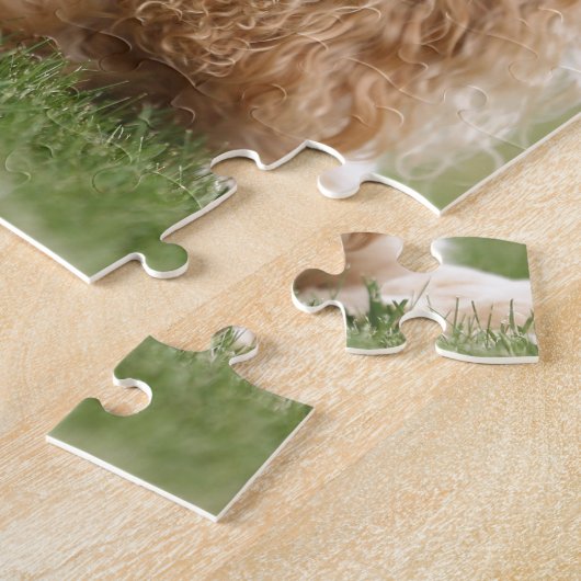 Niedlicher Cockerspaniel Puzzle (Seite)