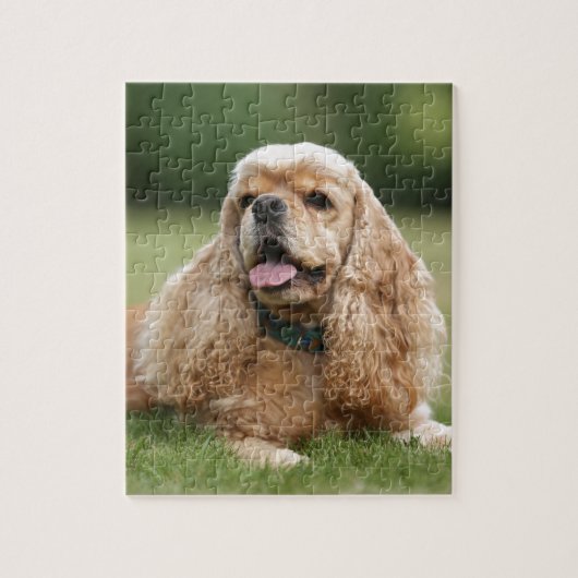 Niedlicher Cockerspaniel Puzzle (Vertikal)
