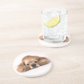 Niedlicher Cockerspaniel Sandstein Untersetzer (Seite)