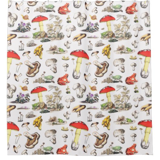 Niedlicher Cocktailparcours Duschvorhang (Vorderseite)