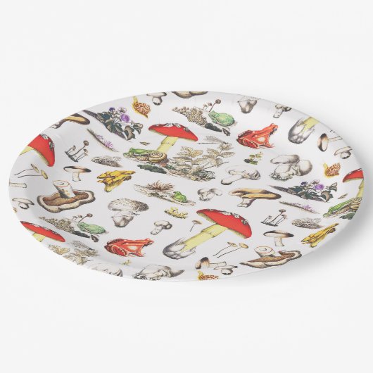 Niedlicher Cocktailparcours Pappteller (Schrägansicht)