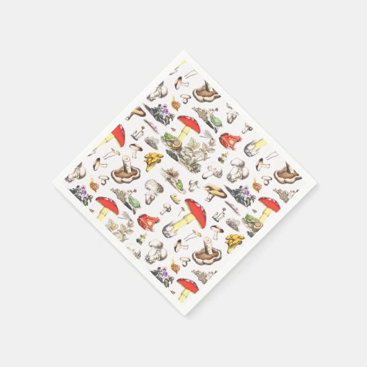 Niedlicher Cocktailparcours Serviette (Ecke)
