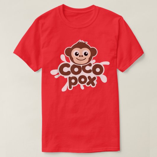 Niedlicher Coco Po Affen Funny Monkey Po Geschenke T-Shirt (Design vorne)