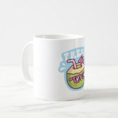 Niedlicher Coconut-Regenschirm Kaffeetasse (Vorderseite Links)
