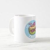 Niedlicher Coconut-Regenwald Sommerwochen Kaffeetasse (Vorderseite Links)