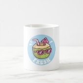 Niedlicher Coconut-Regenwald Sommerwochen Kaffeetasse (Mittel)