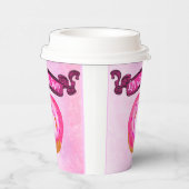 Niedlicher Coffee Donut Shop Papiertasse Pappbecher (Rechts)