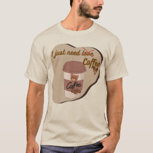 Niedlicher Coffee Lover Beer Cup - Funny Quote Des T-Shirt