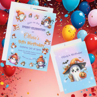 Niedlicher Coffee Lover Ghost Einladung für Kinder