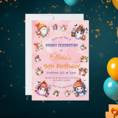 Niedlicher Coffee Lover Ghost Einladung für Kinder