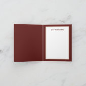 Niedlicher Coffee Shop - Nachricht Karte (Innenseite)