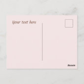 Niedlicher Coffee Shop Vielen Dank oder Verkäufer  Postkarte (Rückseite)