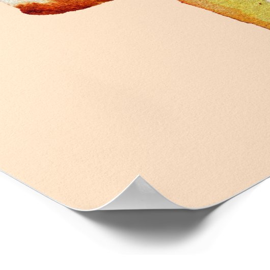 Niedlicher Cola-Eisblock-Pop-Kunstpopsikel Poster (Ecke)