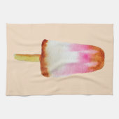 Niedlicher Cola-Popsikel Eisblock Sommerzeit Geschirrtuch (Horizontal)