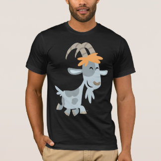 Niedlicher Cooler Cartoon Ziege T - Shirt