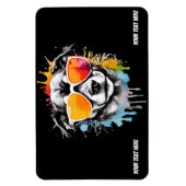 Niedlicher Cooler Hund mit Sonnenbrille Magnet (Vertikal)