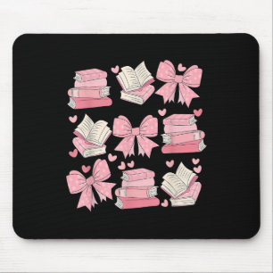 Niedlicher Coquette Kaffee und Bücher Nerd Val Cor Mousepad