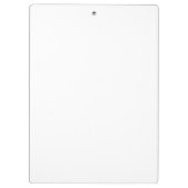 Niedlicher Corgi-Blumengarten-Muster Klemmbrett (Rückseite)
