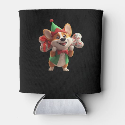 Niedlicher Corgi Classic T - Shirt Dosenkühler (Vorderseite)