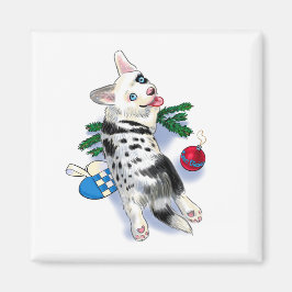 Niedlicher Corgi-Merle Magnet