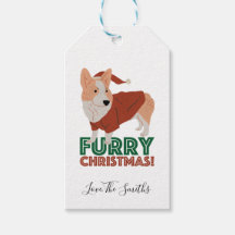 Niedlicher Corgi mit Weihnachtspun: Weihnachten