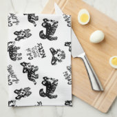 Niedlicher Corgi Musterpatternfall Geschirrtuch (Viertel Falte)