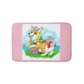 Niedlicher Corgi Pembroke - Badmatte / Haustier. Badematte (Vorderseite)