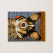 Niedlicher Corgi Puzzle (Horizontal)