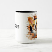 Niedlicher Corgi Tasse (Zentrum)