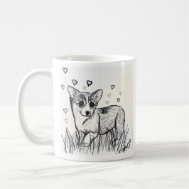 Niedlicher Corgi-Welpe Kaffeetasse