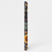 Niedlicher Corgis-verzauberter Sonnenblumengarten  iPhone Hülle (Linke Seite)